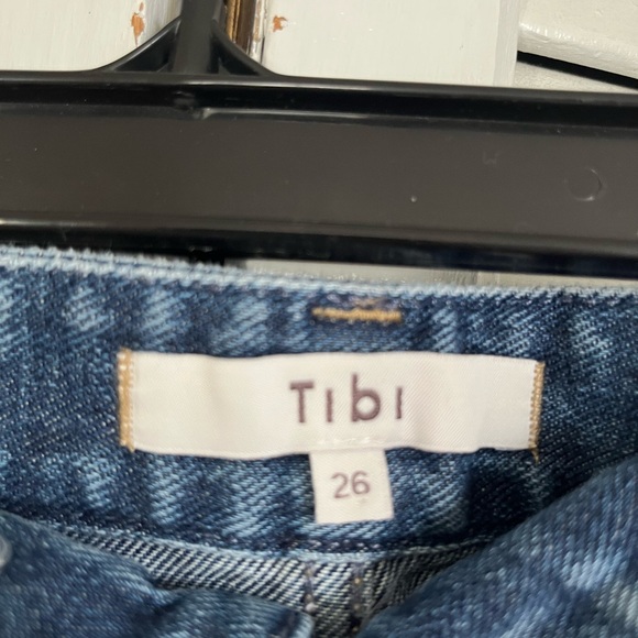 Tibi double waist jeans in a classic wash - Picture 8 of 8